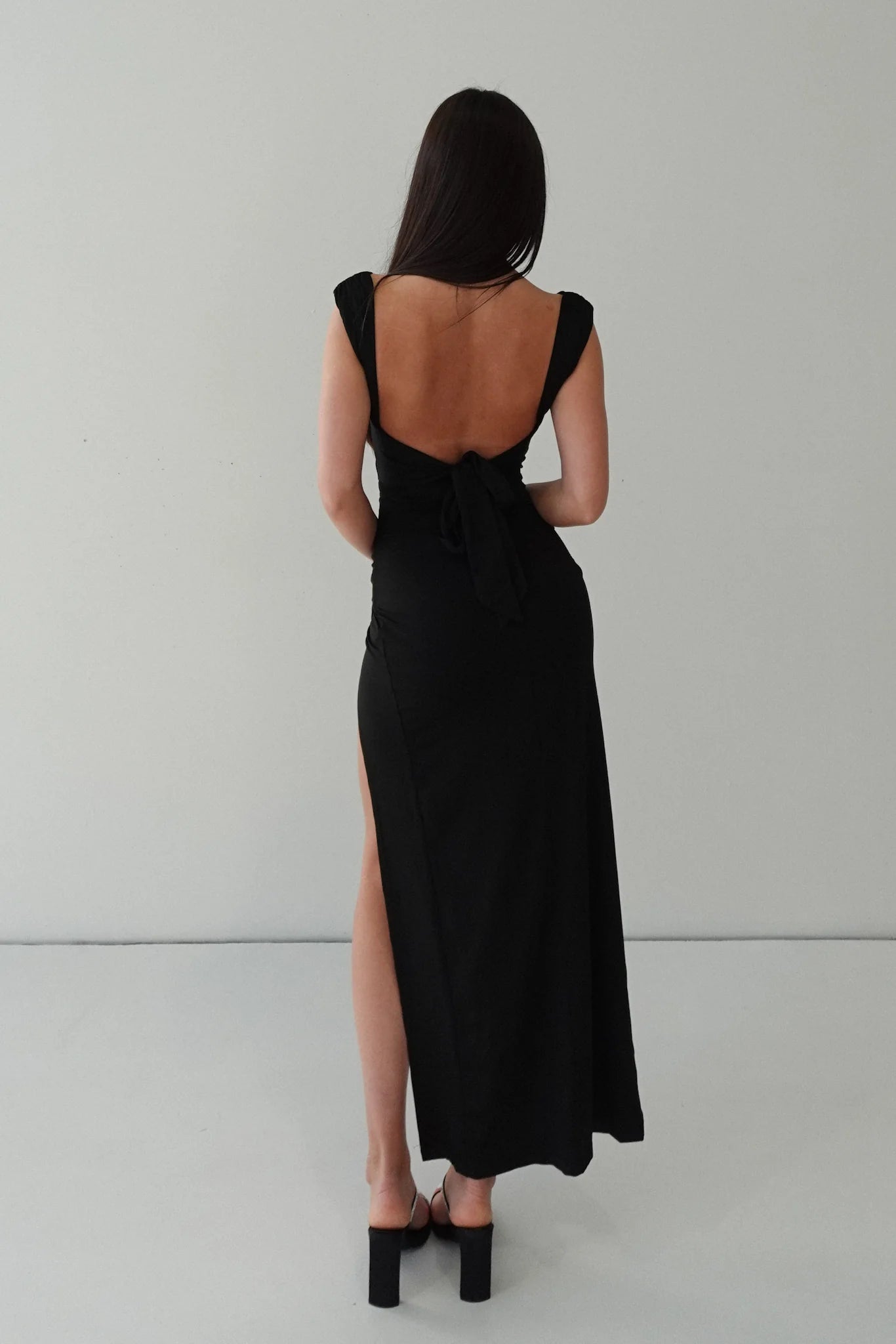 Square Neck Long Dress