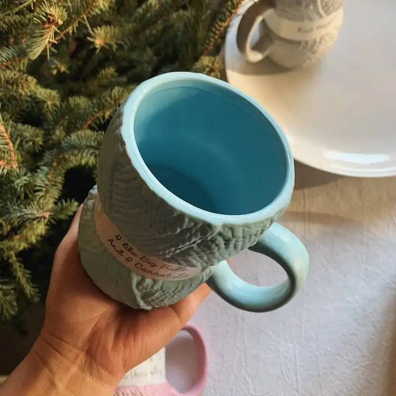 Creative Wool Ceramics Mugs