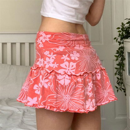 Ruffles Mini Skirt