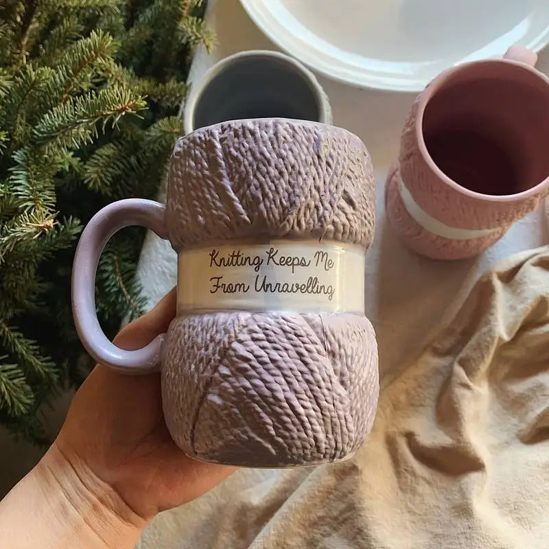 Creative Wool Ceramics Mugs