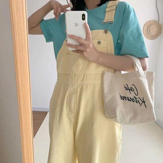 Yellow Denim Overall