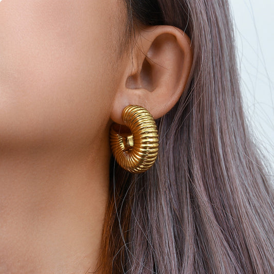 Hollow Chunky Earrings