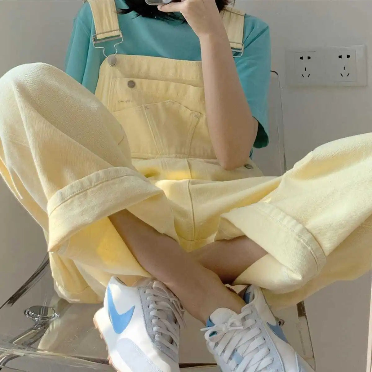 Yellow Denim Overall