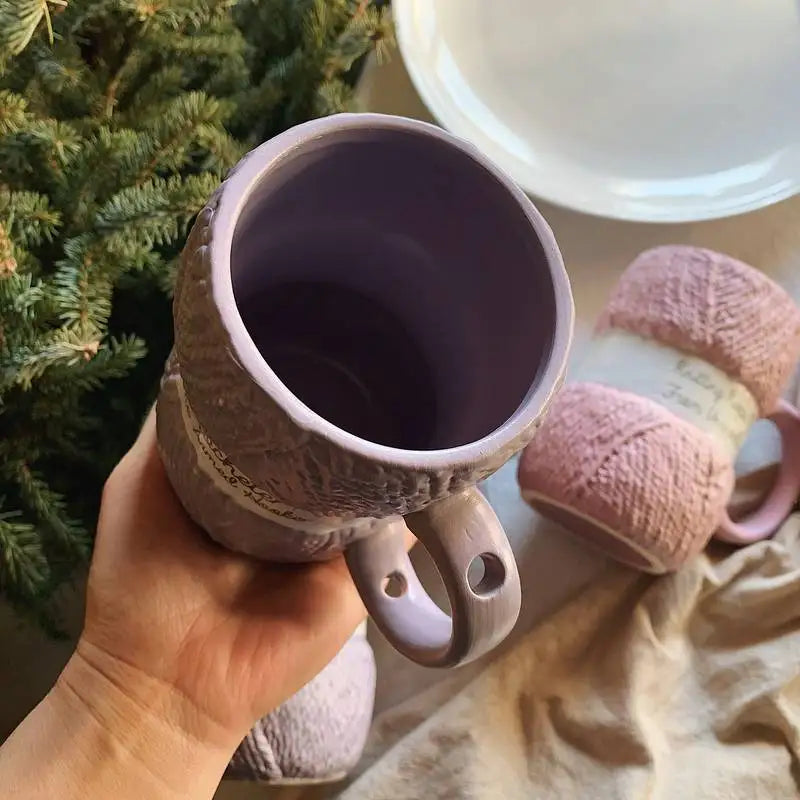 Creative Wool Ceramics Mugs