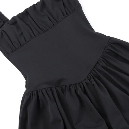 Sleeveless Ruched Mini Dress