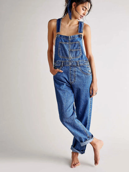 Denim Long Jumpsuit