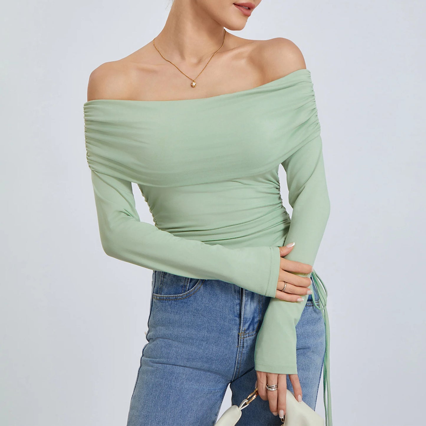 Off-Shoulder Shirt