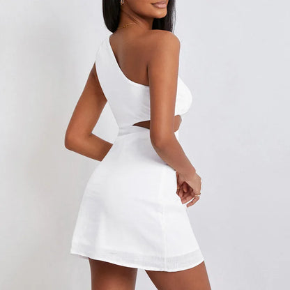 One Shoulder Mini Dress