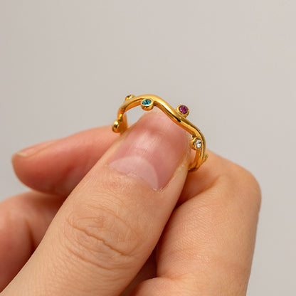 Minimalist Zircon Rings