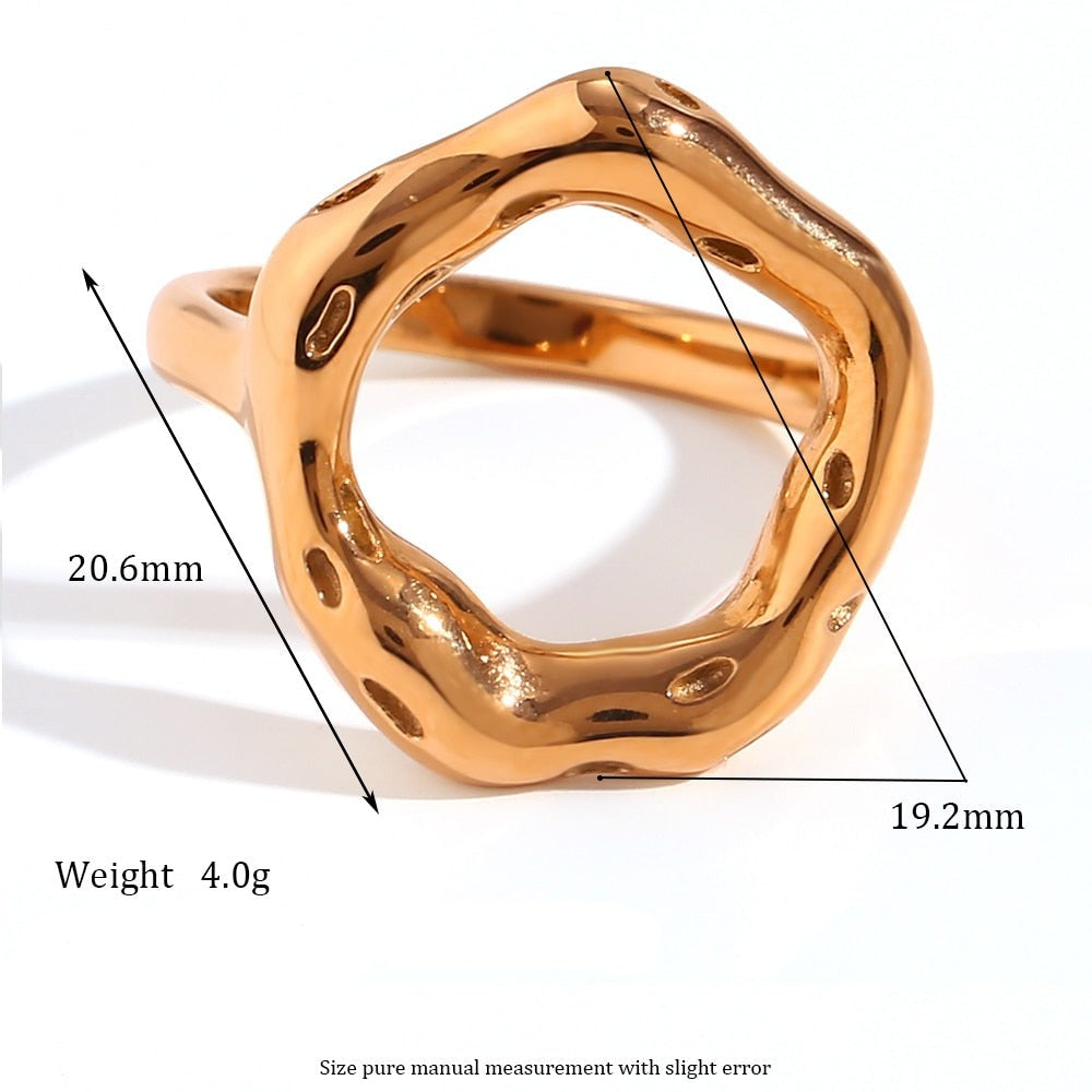 Irregular Hollow Rings