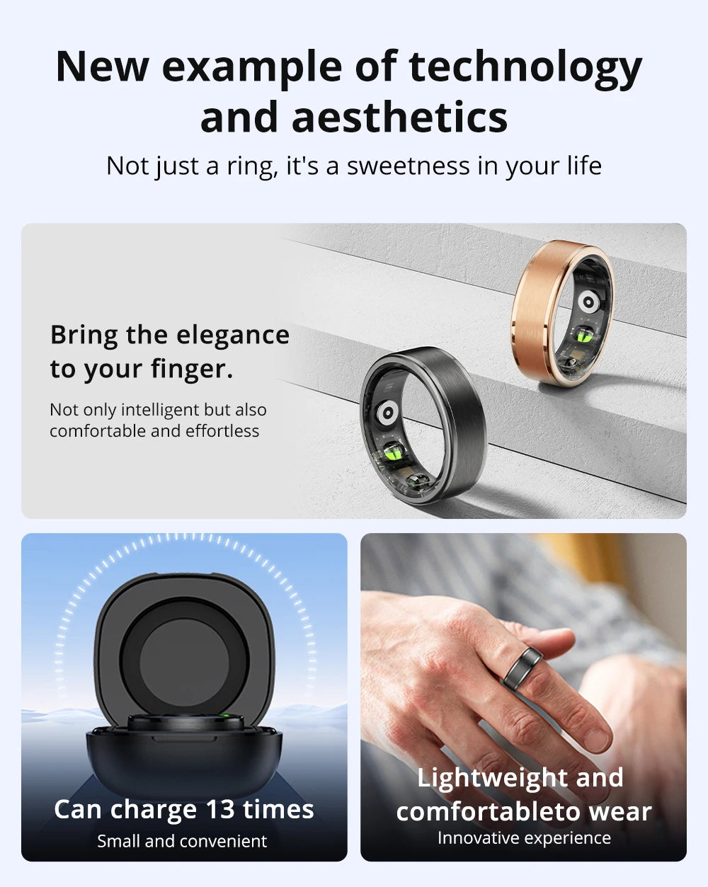 Smart Ring for Men and Women