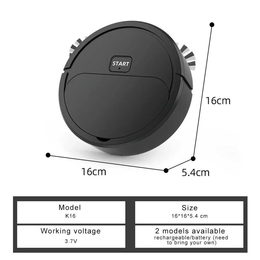 Efficient Robotic Vacuum Cleaner 