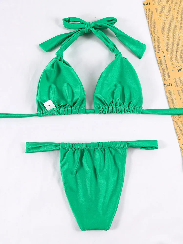 Pleated Bikini