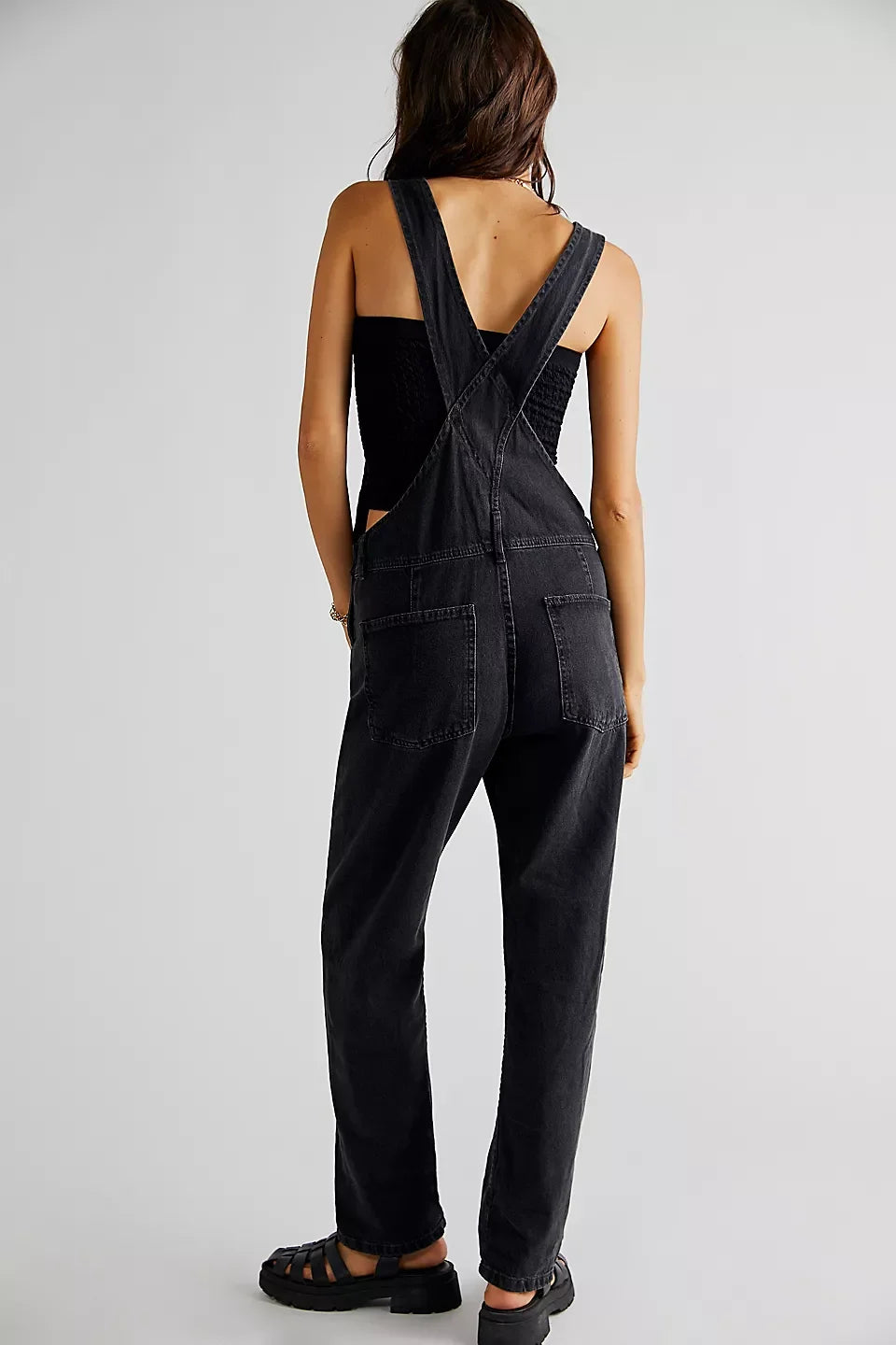 Denim Long Jumpsuit