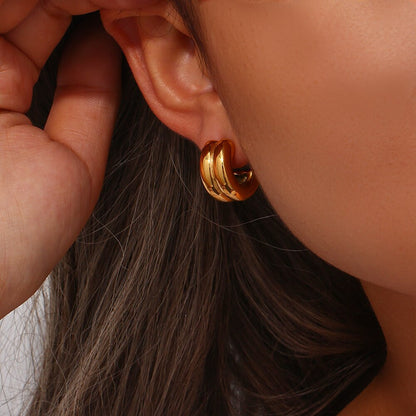 Half Circle Earrings