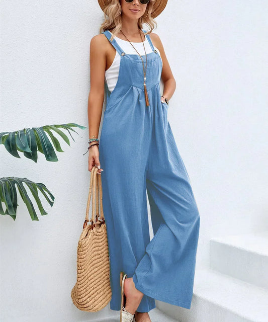 Wide Leg Baggy Overalls