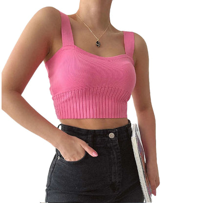 Sleeveless Backless Crop Top