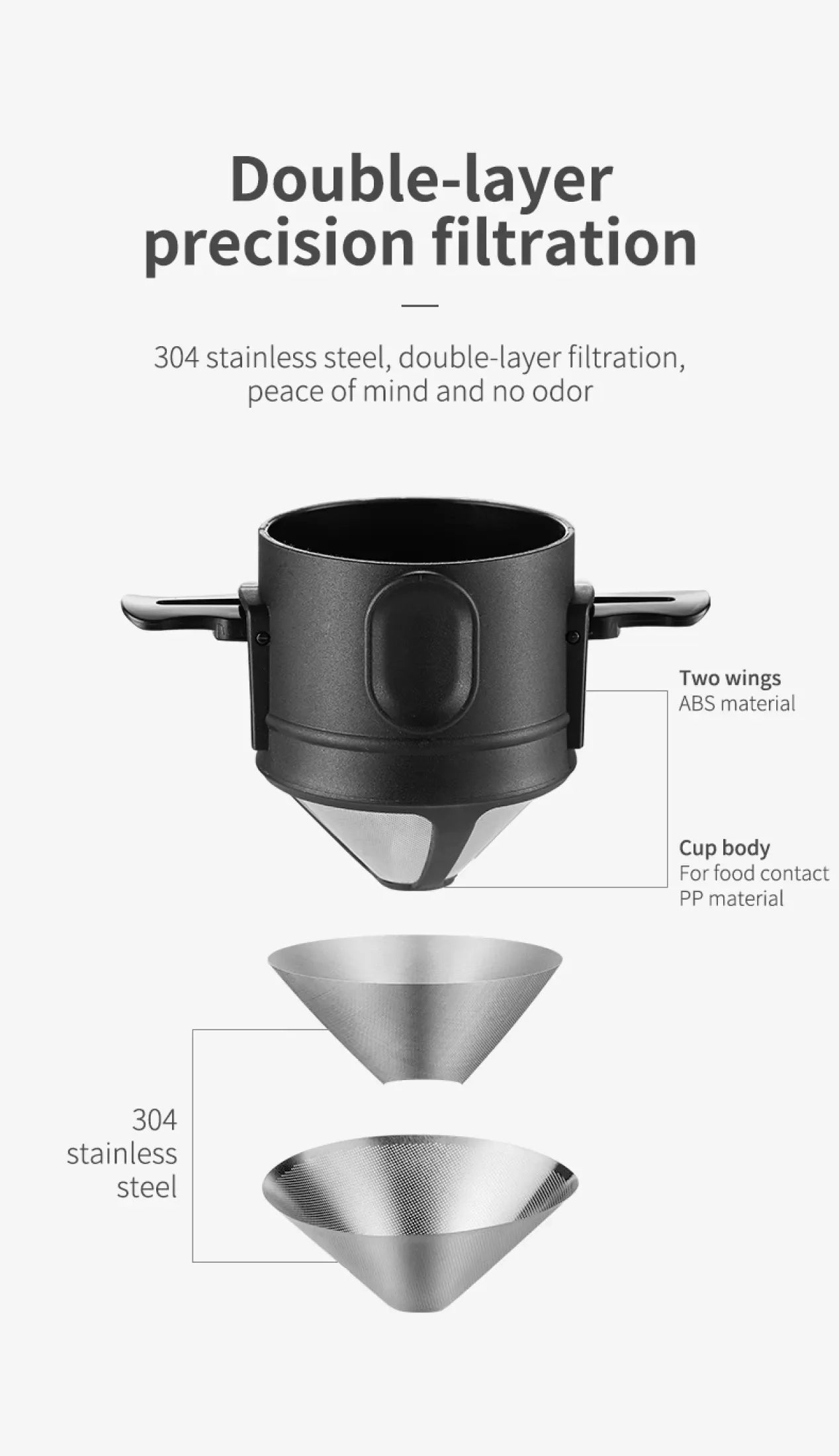 Portable Coffee Filter – Enjoy Fresh Coffee Anywhere 