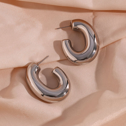 Chunky Hoop Earrings