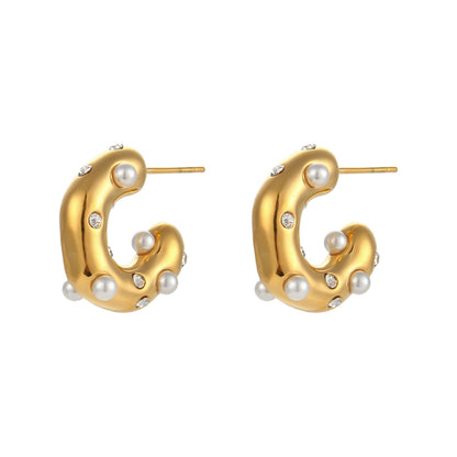 Pearl Chunky Earrings