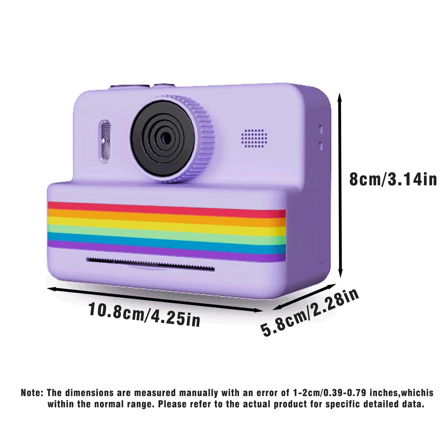 2.8 Inch Instant Print Camera