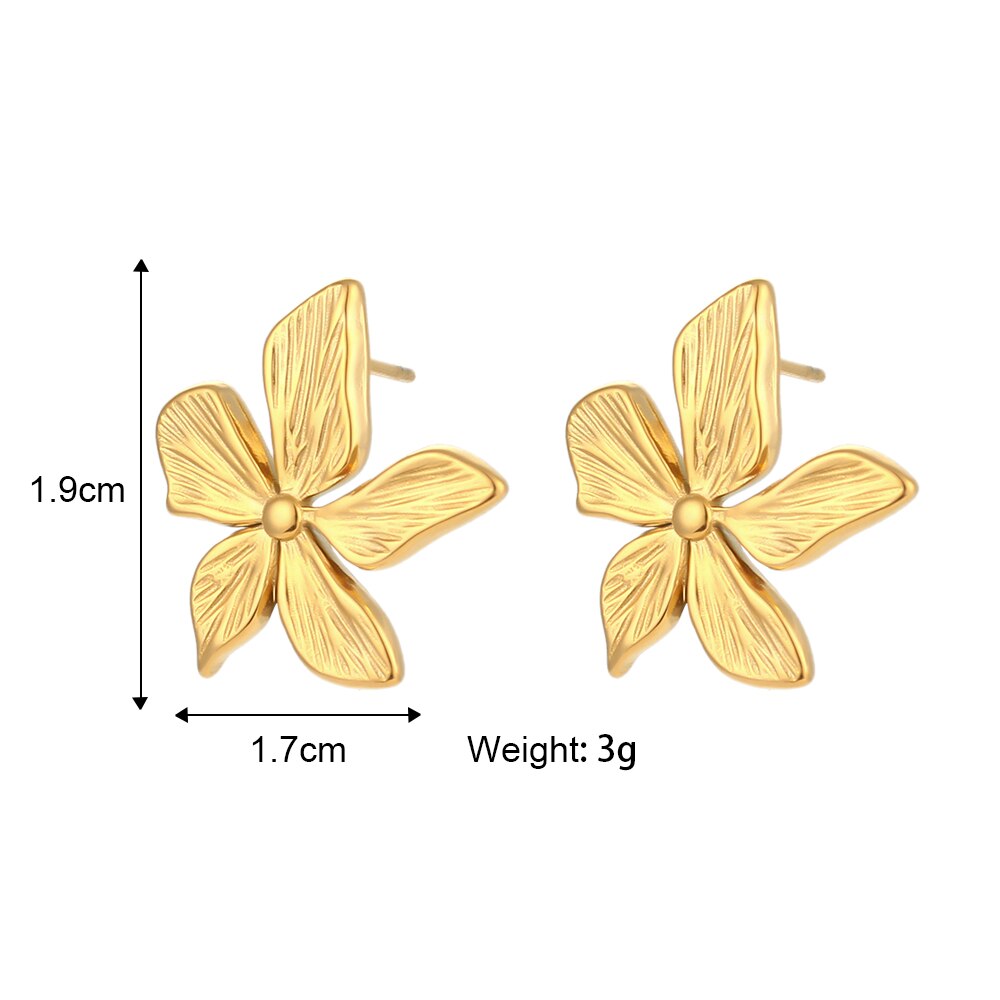 Flower Stud Earrings