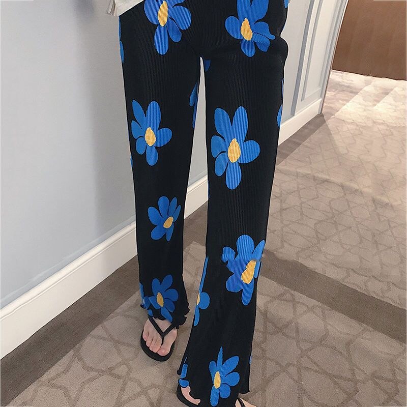 Flower Flare Pants