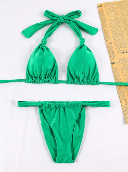 Pleated Bikini