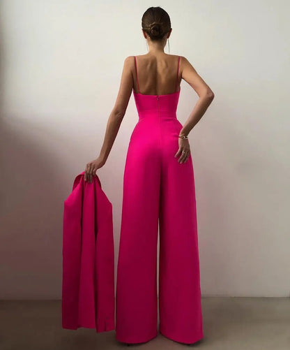 Wide Leg Pants Jumpsuits