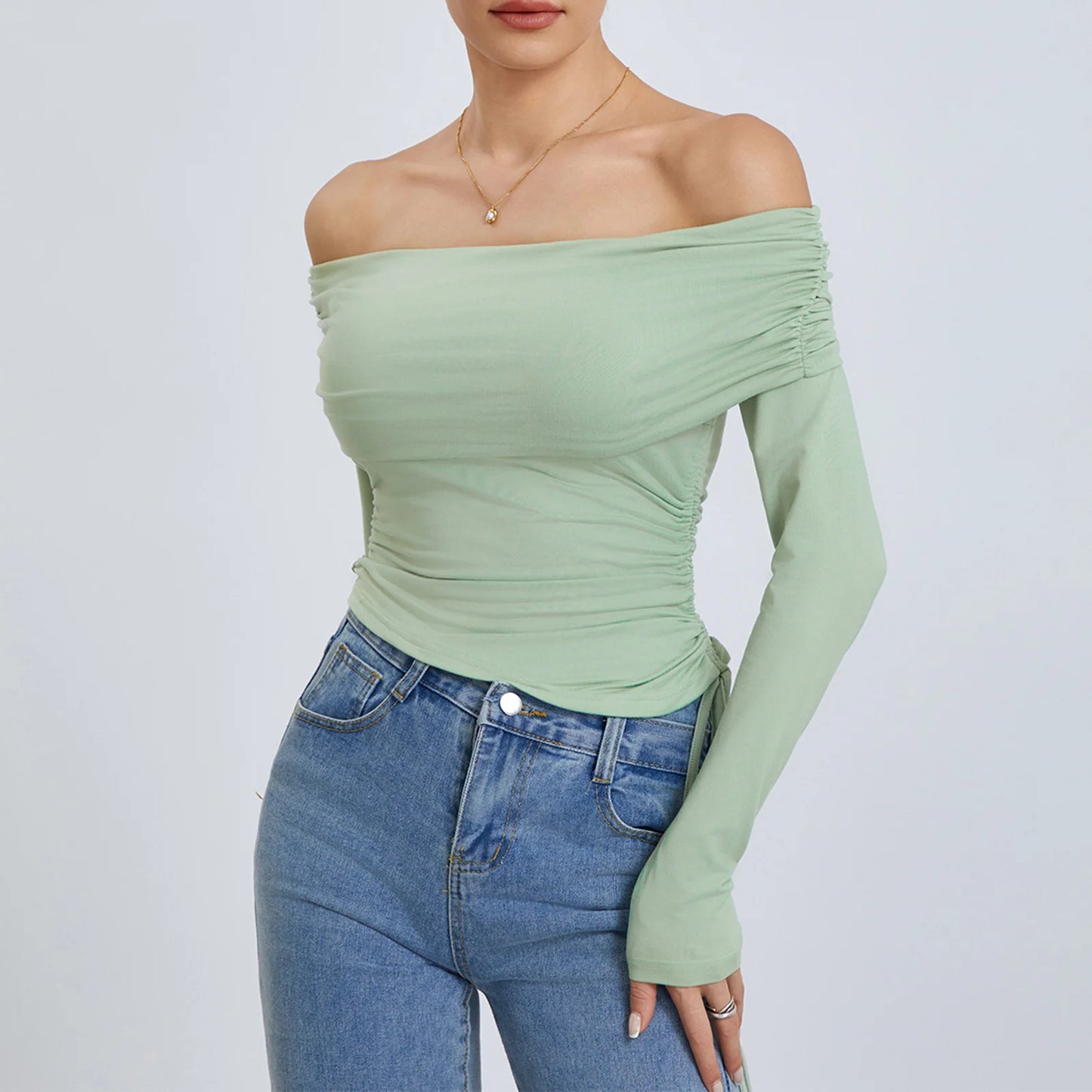 Off-Shoulder Shirt