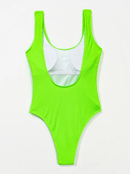 Solid Colors One-piece Swimsuit