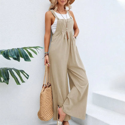 Wide Leg Baggy Overalls