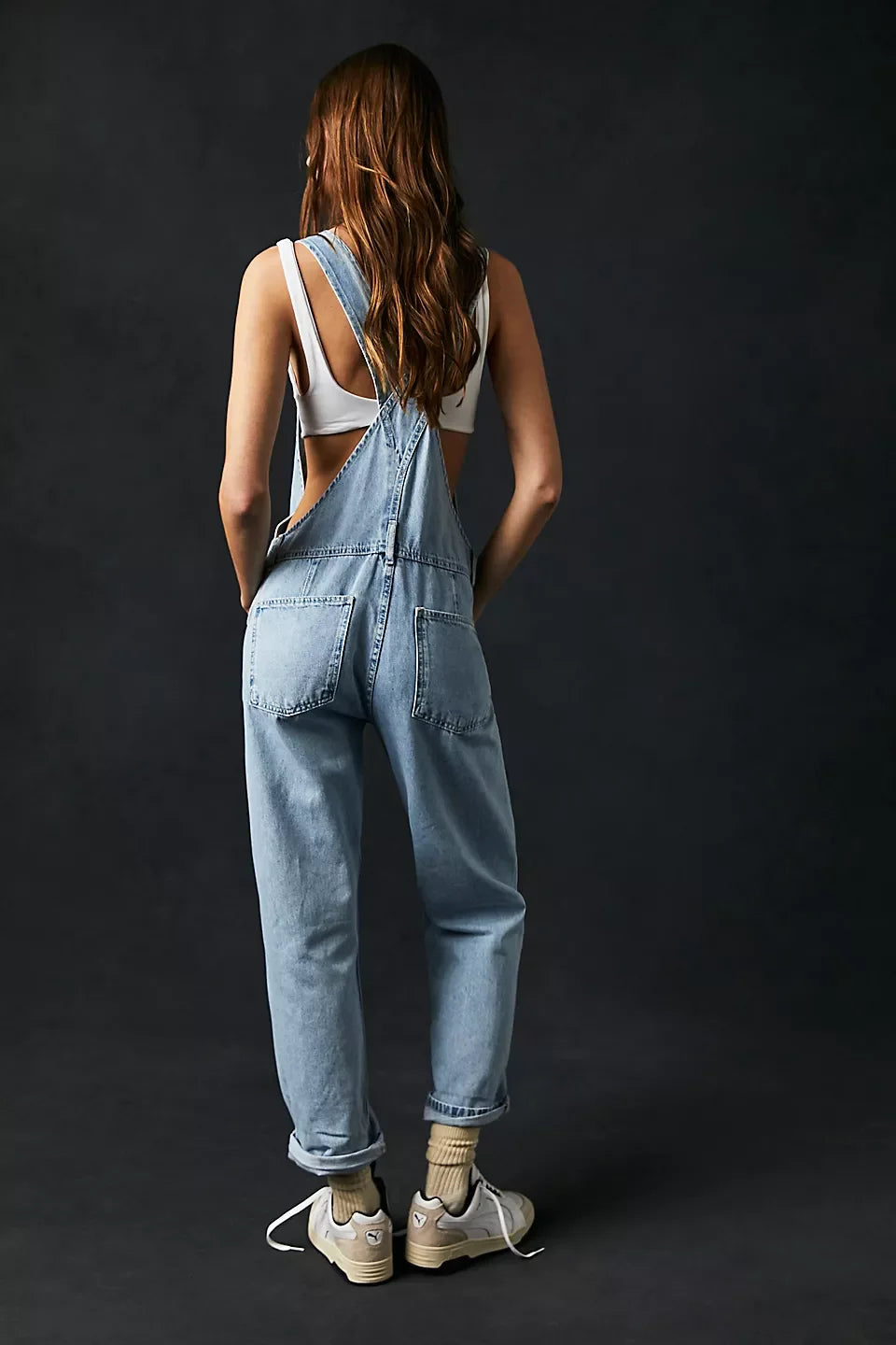 Denim Long Jumpsuit