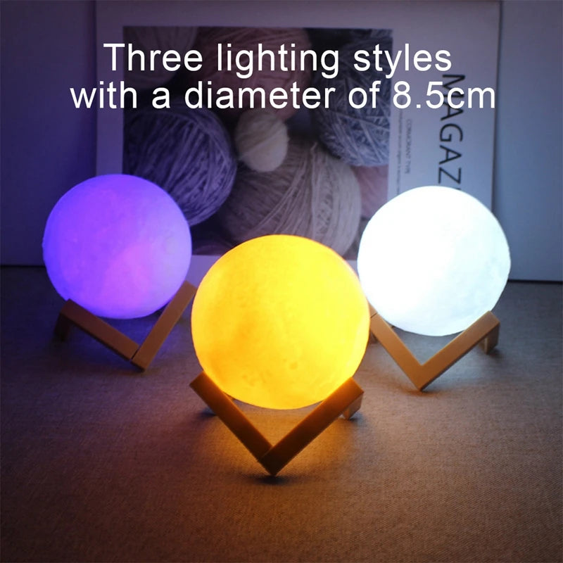 8cm Moon Lamp