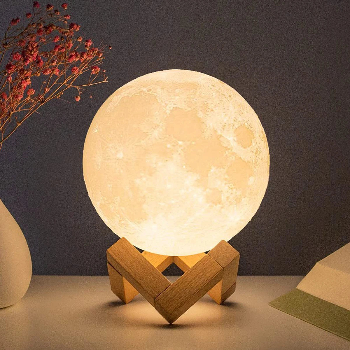 8cm Moon Lamp