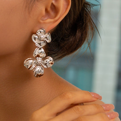 Flower Drop Earrings